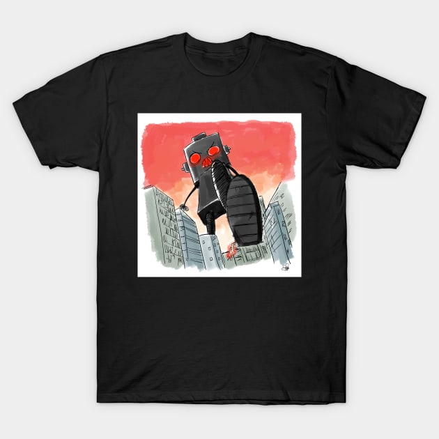 March of Robots Day 6 T-Shirt by hollydoesart